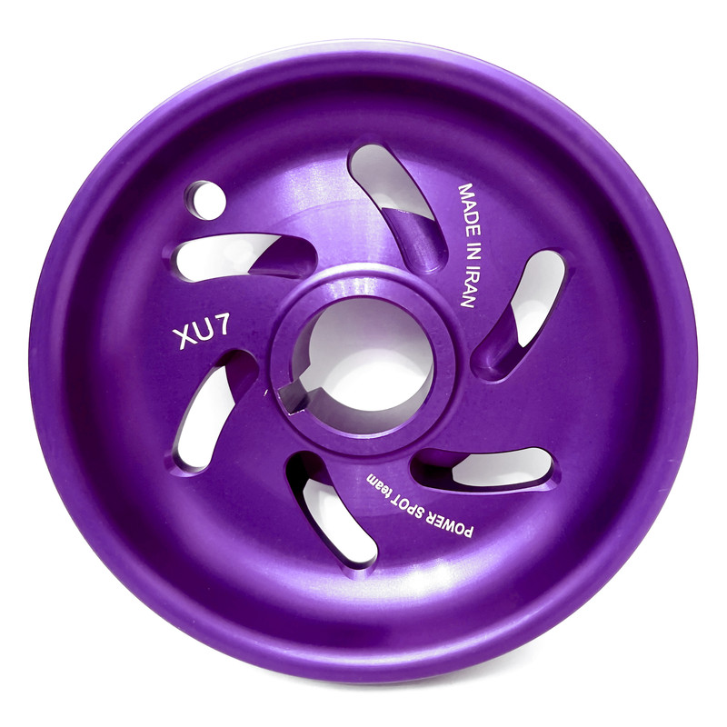 پولی سر میل لنگ سبک کد PST-XU7P مناسب برای 405 و سمند و پارس