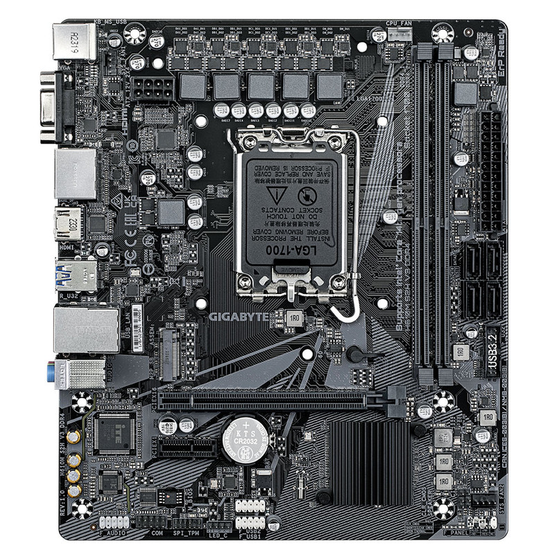 مادربرد گیگابایت مدل H610M S2H V3 rev. 1.0