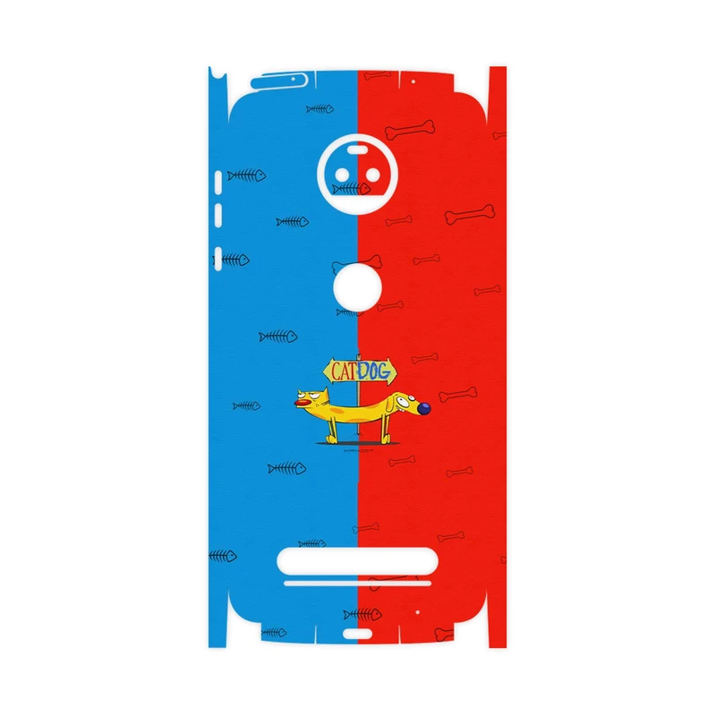 برچسب پوششی ماهوت مدل CatDog-FullSkin مناسب برای گوشی موبایل موتورولا Moto Z2 Force
