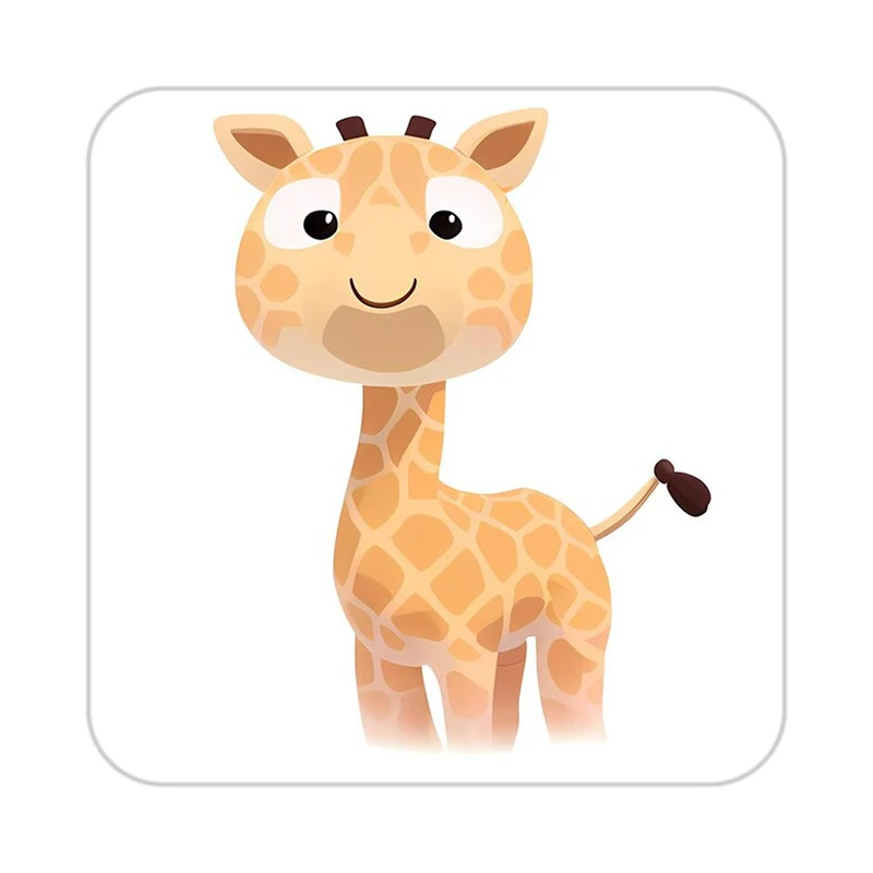 زیر لیوانی کاکتی طرح حیوانات کارتونی مدل mp28469