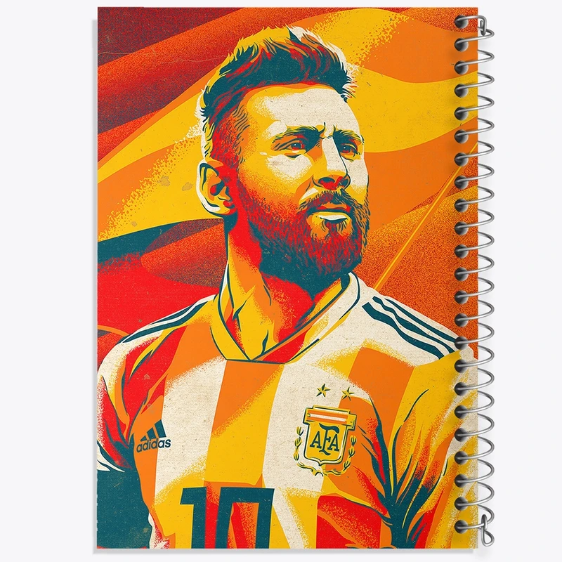 دفتر نت موسیقی 50 برگ خندالو مدل لیونل مسی کد F198