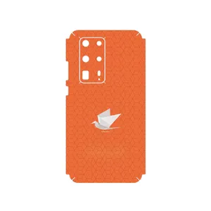 MAHOOT Minimalist origami bird Cover Sticker for Huawei P40 Pro Plus