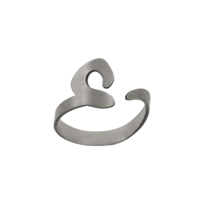 انگشتر نقره زنانه دلی جم طرح ع کد D 584