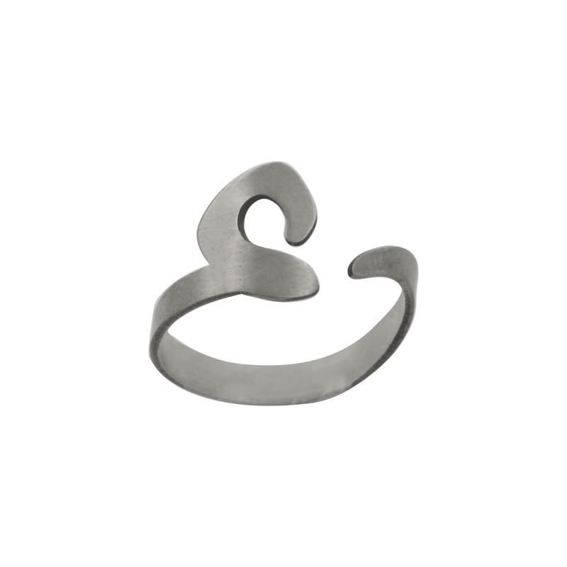 انگشتر نقره زنانه دلی جم طرح  ع  کد D 584
