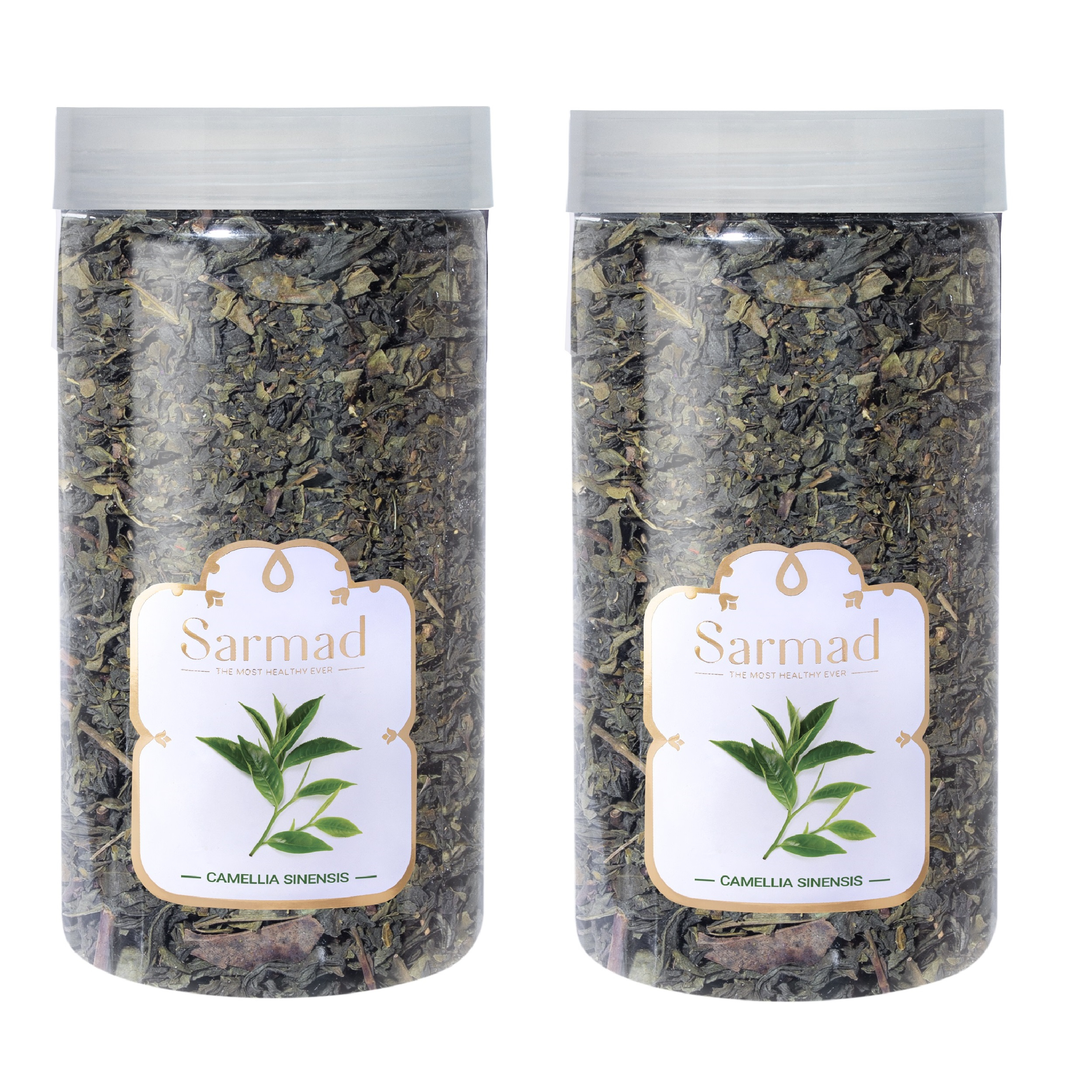 چای سبز ایرانی ممتاز سرمد - 150 گرم بسته 2 عددی