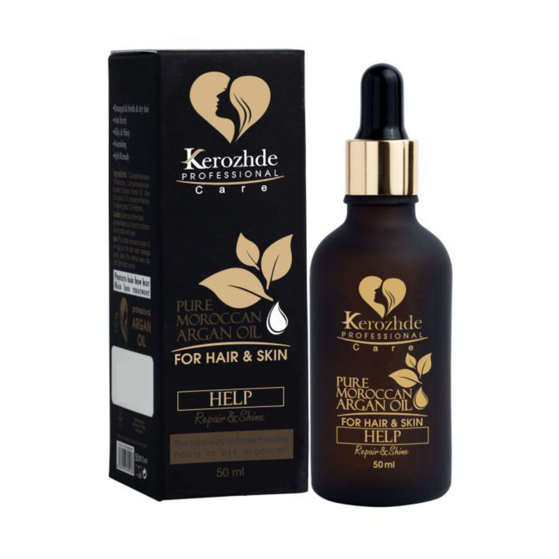 روغن آرگان درخشان کننده کروژده مدل مراکشی مناسب برای انواع مو حجم 50 میلی لیتر