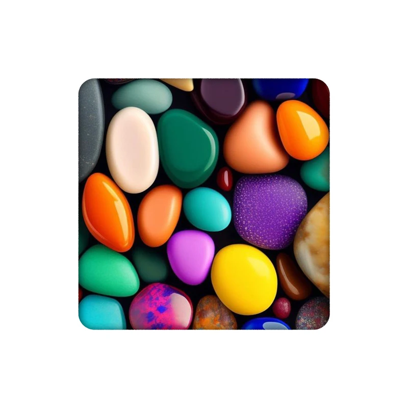 زیرلیوانی طرح سنگ های رنگی کد 7208747