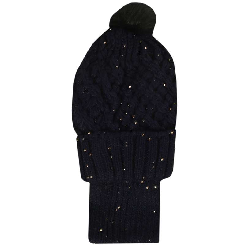 ست کلاه و شال گردن بافتنی زنانه مدل PJ-106921