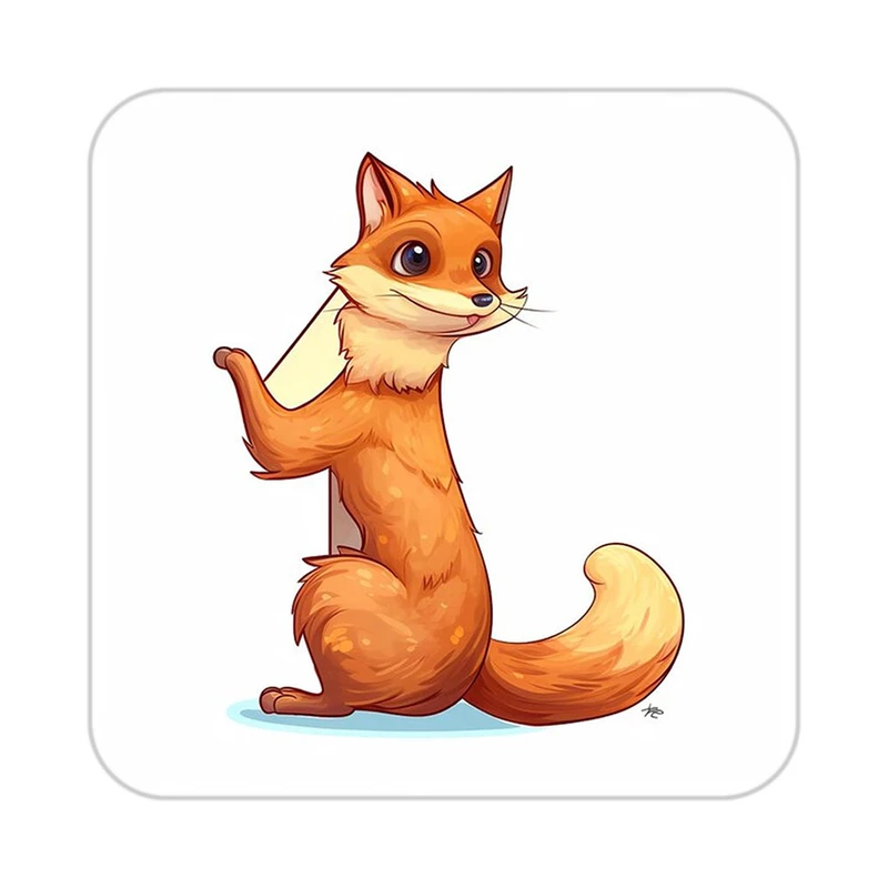 زیر لیوانی کاکتی طرح حیوانات کارتونی مدل mp27412