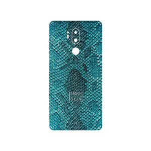 MAHOOT Blue Snake Skin Cover Sticker for LG G7 PLUS THINQ