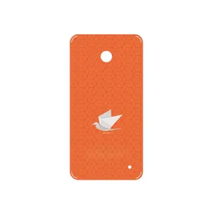 MAHOOT Minimalist origami bird Cover Sticker for Nokia Lumia 630