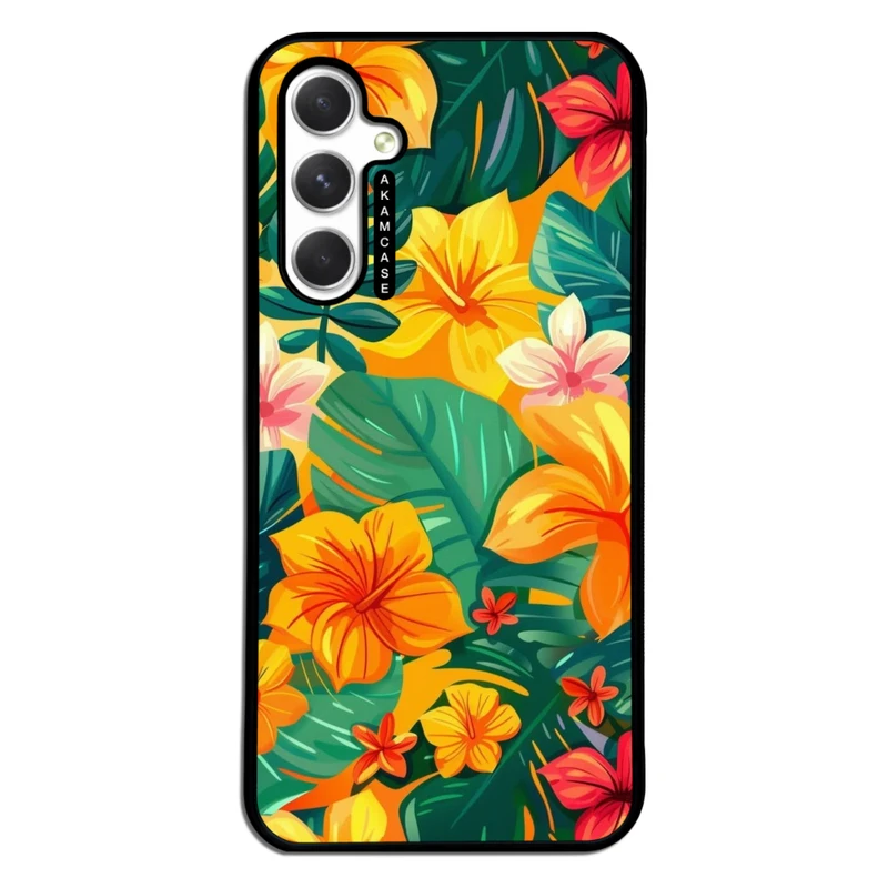 کاور آکام مدل AMC-WSGA54-FLOWERS-28 مناسب برای گوشی موبایل سامسونگ Galaxy A54