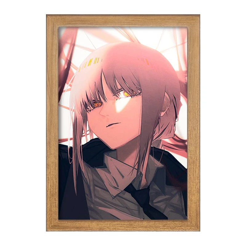 تابلو خندالو مدل ماکیما انیمه مرد اره ای Chainsaw Man  کد 18004