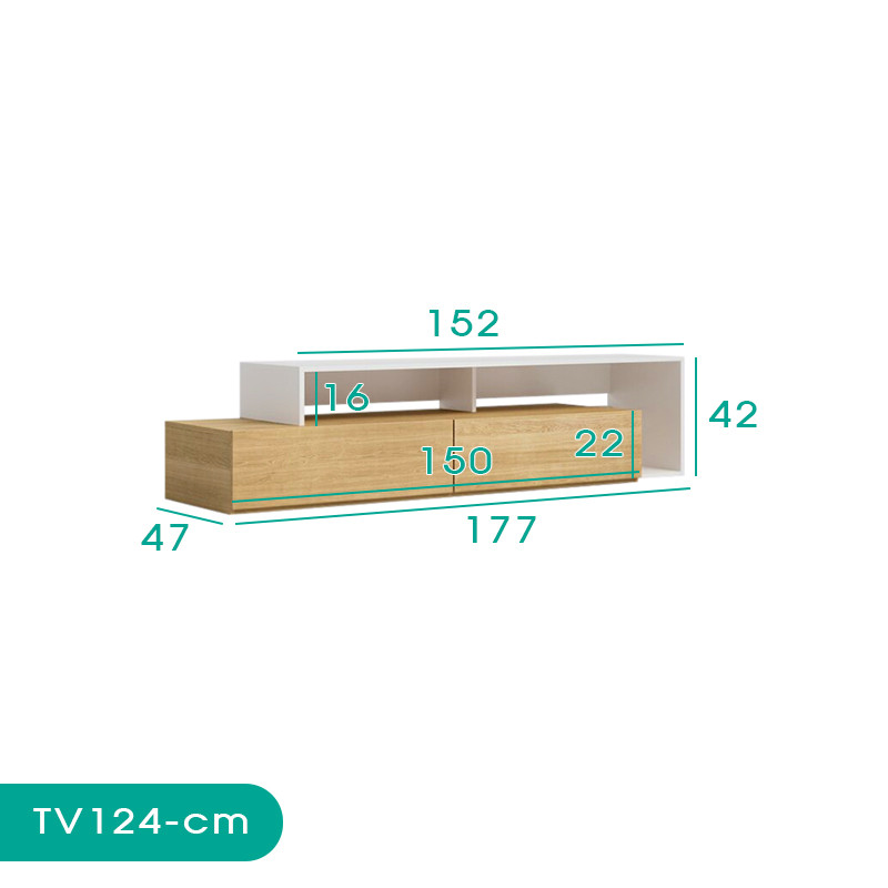 میز تلویزیون اسمردیس مدل TV124 میز تلویزیون اسمردیس مدل TV124