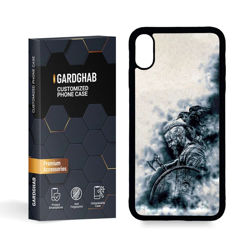 کاور گارد قاب مدل پشت گلس پسرانه مناسب برای گوشی موبایل اپل iPhone Xs Max