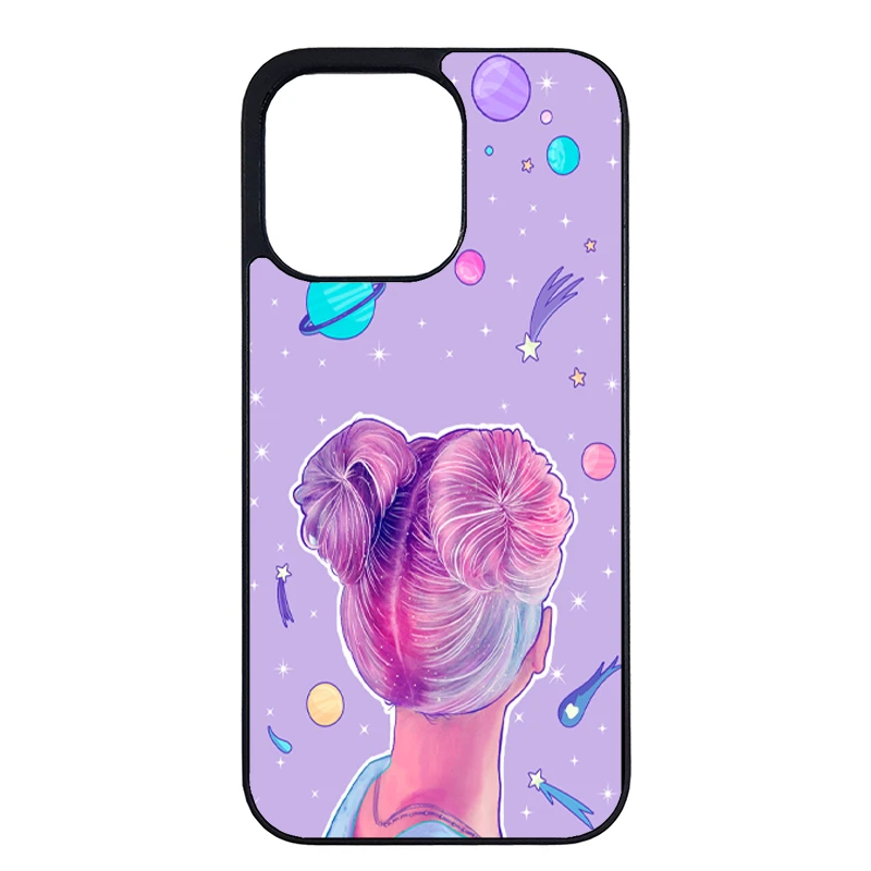 کاور گالری وبفر طرح دختر مناسب برای گوشی موبایل اپل iphone 14 pro