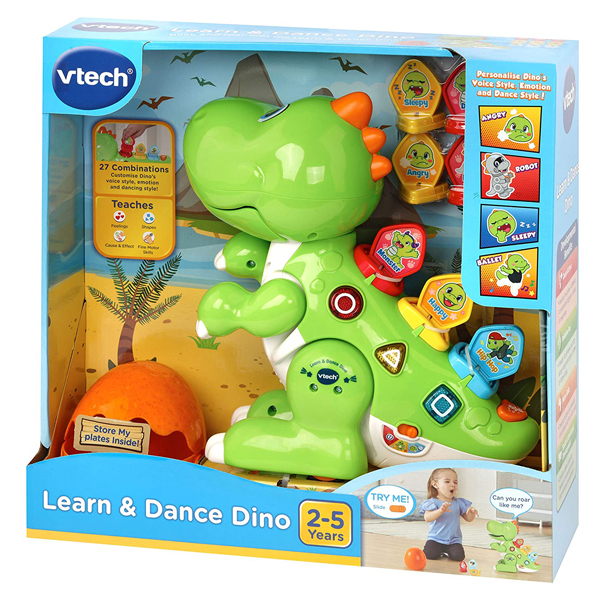 بازی آموزشی وی تک مدل Learn &amp; Dance Dino کد 518703
