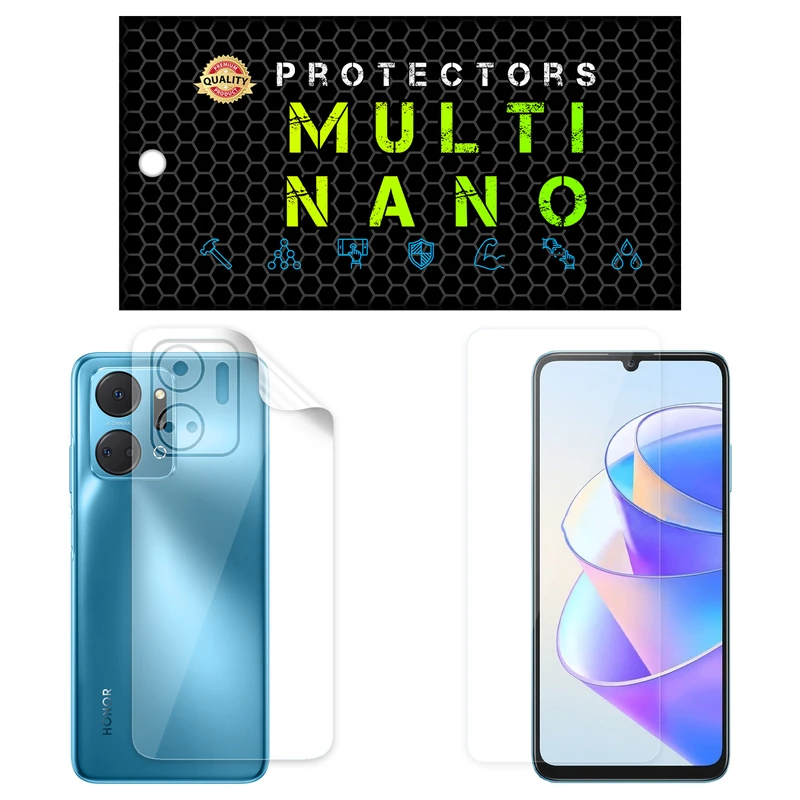  محافظ صفحه نمایش مولتی نانو مدل X-SFT مناسب برای گوشی موبایل آنر X7A به همراه محافظ پشت