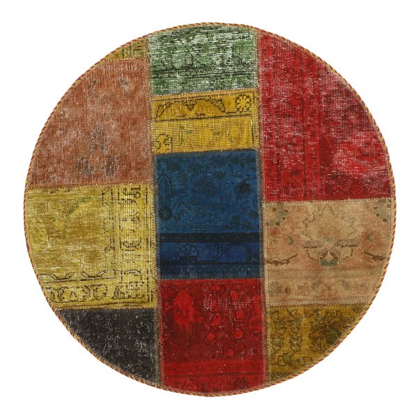 کلاژ فرش دستبافت یک متری مدل تکه دوزی کد 660r کلاژ فرش دستبافت یک متری مدل تکه دوزی کد 660r