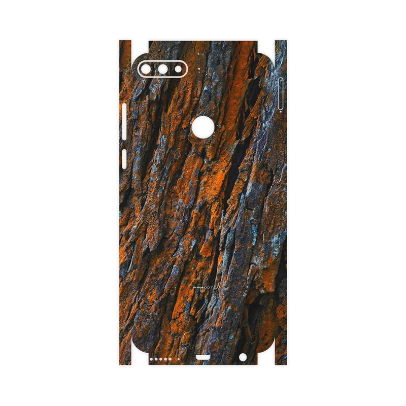 برچسب پوششی ماهوت مدل Wood Texture 6-FullSkin مناسب برای گوشی موبایل هوآوی Y7 Prime 2018