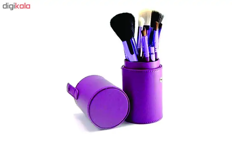 ست برس آرایشی مدل Cylinder مجموعه ۱۲ عددی