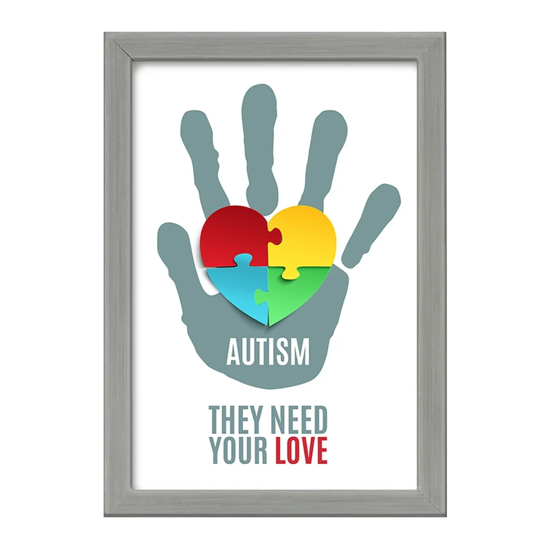 تابلو خندالو طرح اتیسم Autism کد 26745