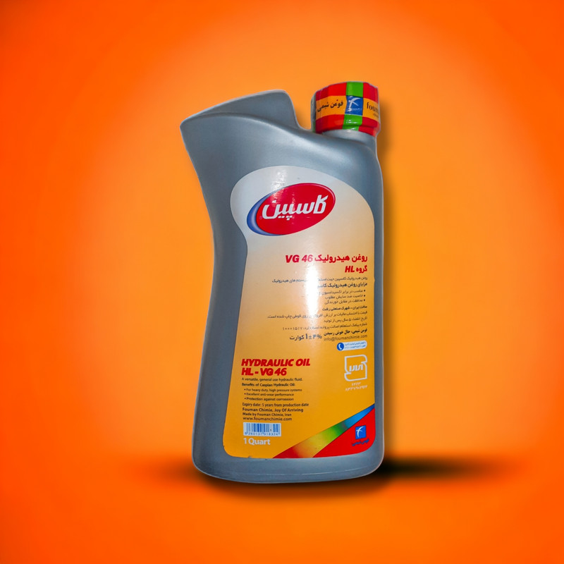 روغن هیدرولیک کاسپین مدل VG46 حجم 1 لیتر