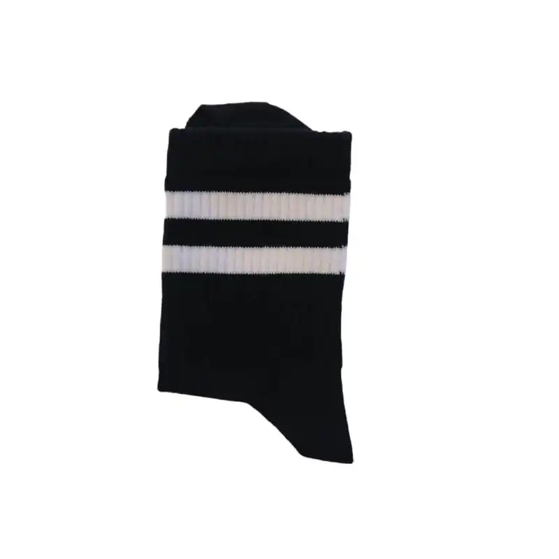 جوراب ورزشی زنانه پاوین مدل دو خط رنگ سرمه ای