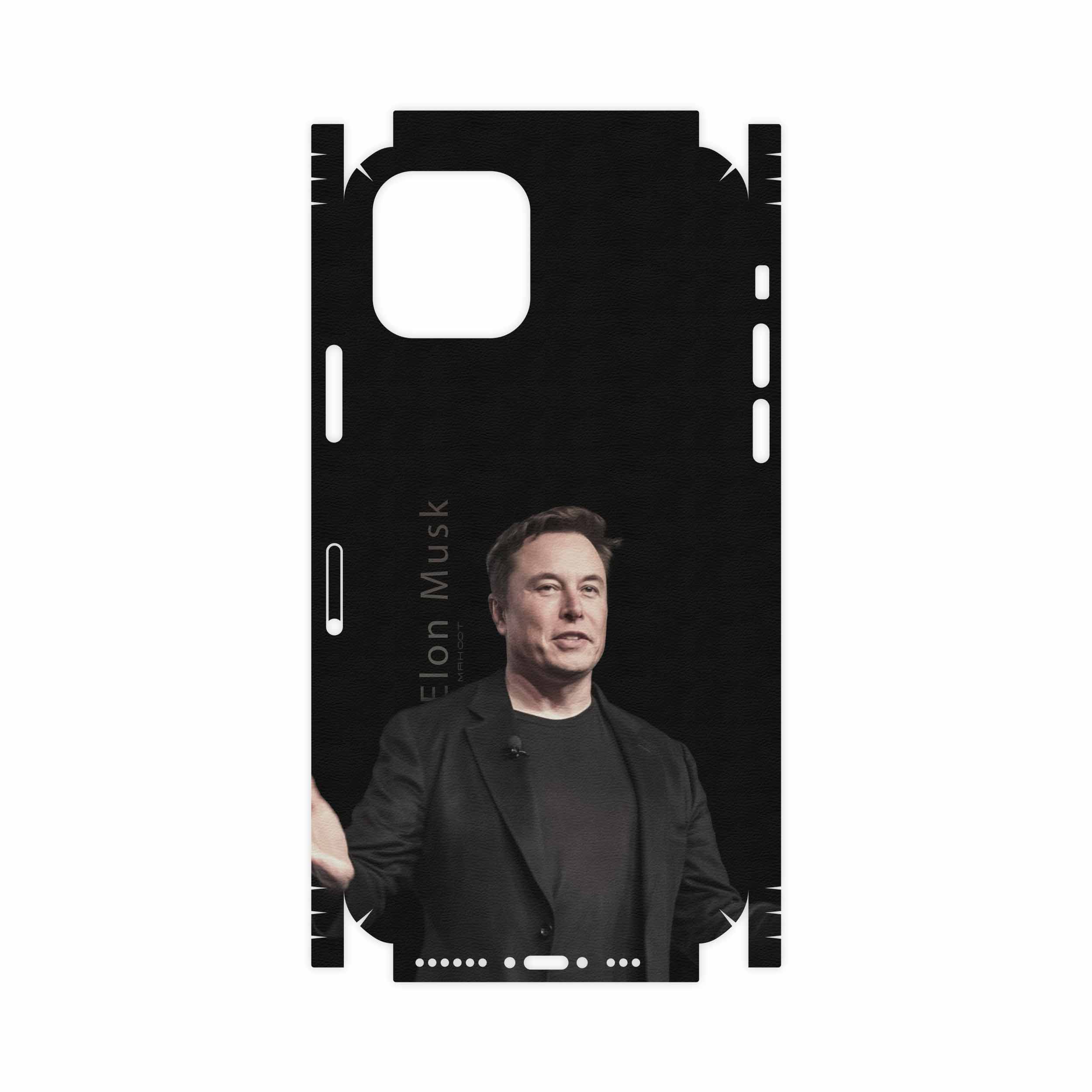 برچسب پوششی ماهوت مدل Elon Musk-FullSkin مناسب برای گوشی موبایل اپل iPhone 11 Pro
