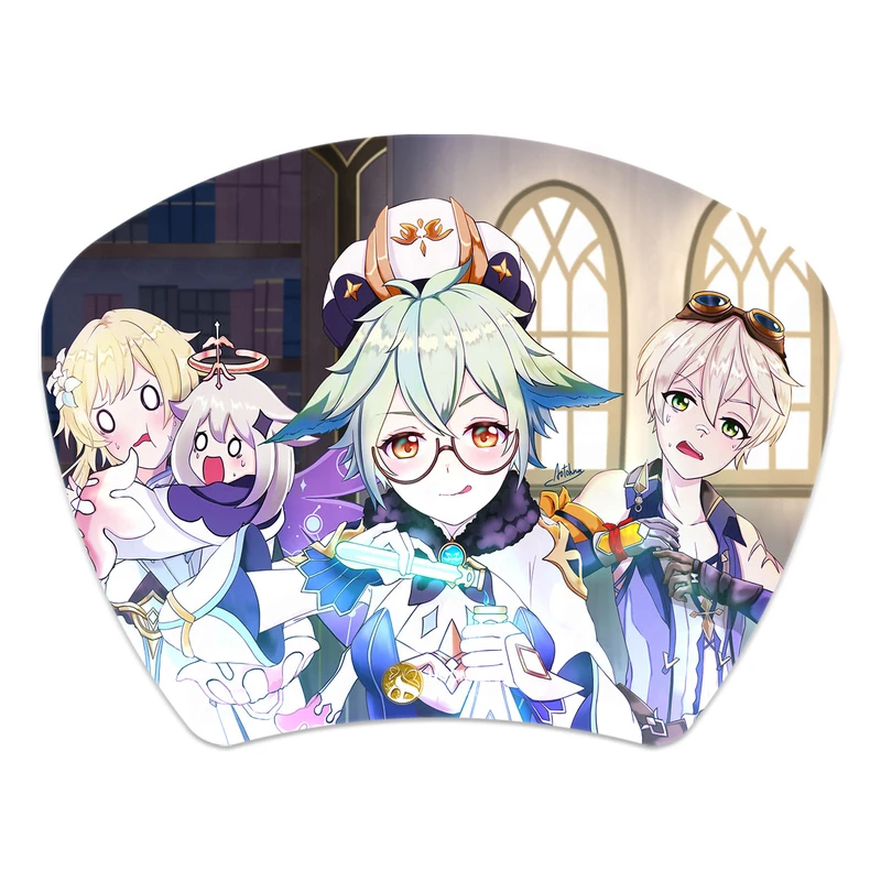 ماوس پد هومرو مدل MC1095 طرح بازی گنشین ایمپکت