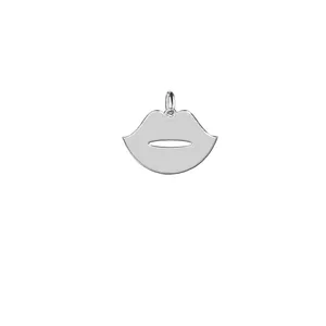آویز گردنبند نقره ترمه 1 طرح لب کد E157