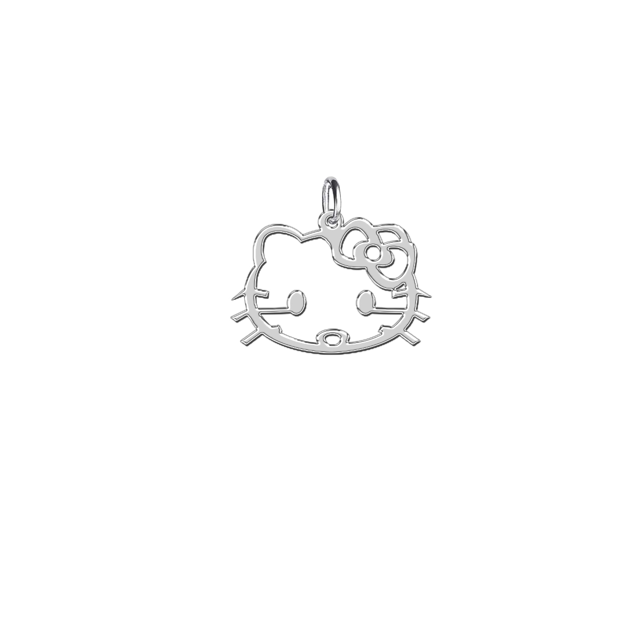 آویز گردنبند نقره ترمه 1 طرح کیتی کد E162