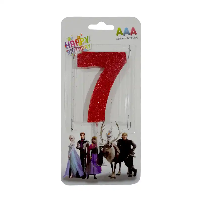 شمع تولد سورتک طرح اعداد مدل STC142