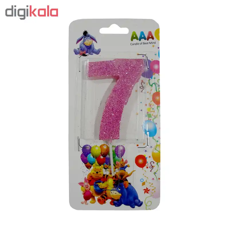 شمع تولد سورتک طرح اعداد مدل STC142