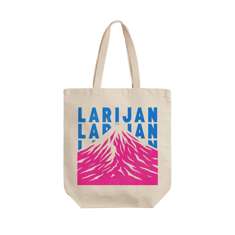 ساک خرید ترمه طراحان ایده مدل نماد قله دماوند کد map0127 - L