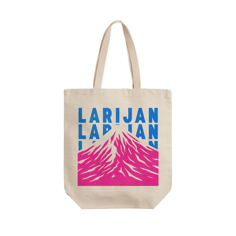 ساک خرید ترمه طراحان ایده مدل نماد قله دماوند کد map0127 - L