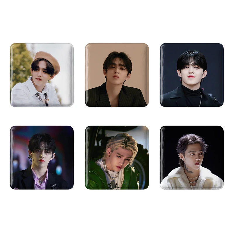 مگنت خندالو طرح اس کوپس گروه سونتین Seventeen کد 1298B مجموعه 6 عددی