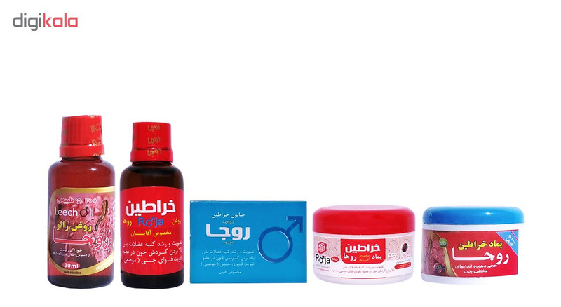 مجموعه روغن بدن روجا مدل 112