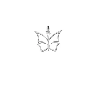 آویز گردنبند نقره ترمه 1 طرح پروانه کد E170