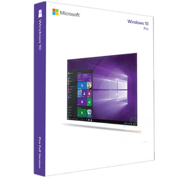 نرم افزار ORGINAL Windows 10 pro RetailBox جی بی 