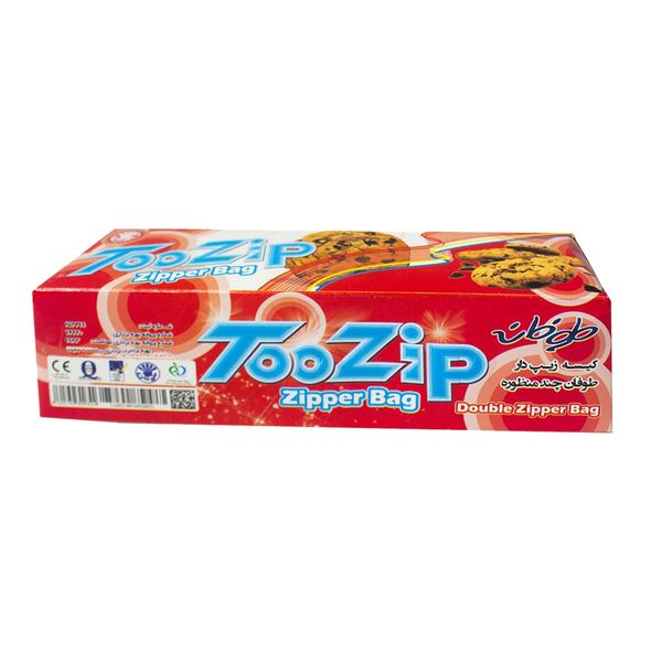 کیسه زیپ دار طوفان مدل B1-40 بسته 40 عددی کیسه زیپ دار طوفان مدل B1-40 بسته 40 عددی