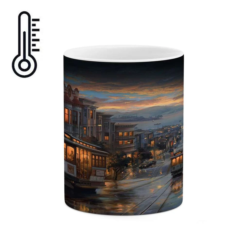 ماگ حرارتی کاکتی مدل نقاشی کد mgh13558