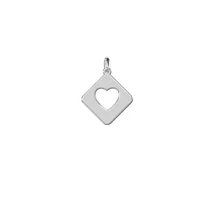 آویز گردنبند نقره ترمه 1 طرح قلب کد E174