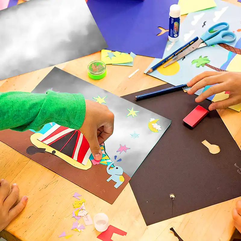 کاغذ رنگی A4 مستر راد مدل ابر و باد بسته 40 عددی