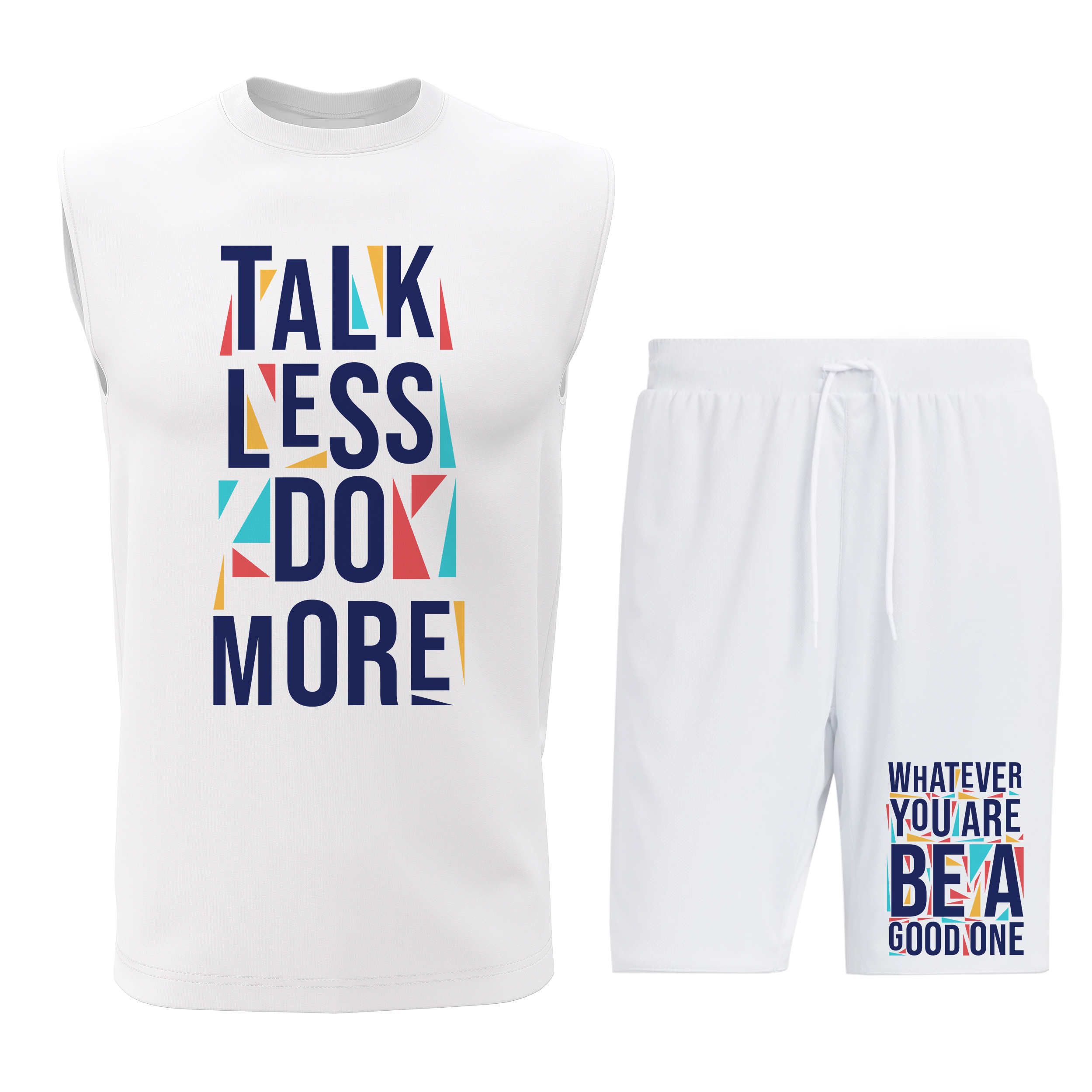 ست تاپ و شلوارک مردانه مدل T079W