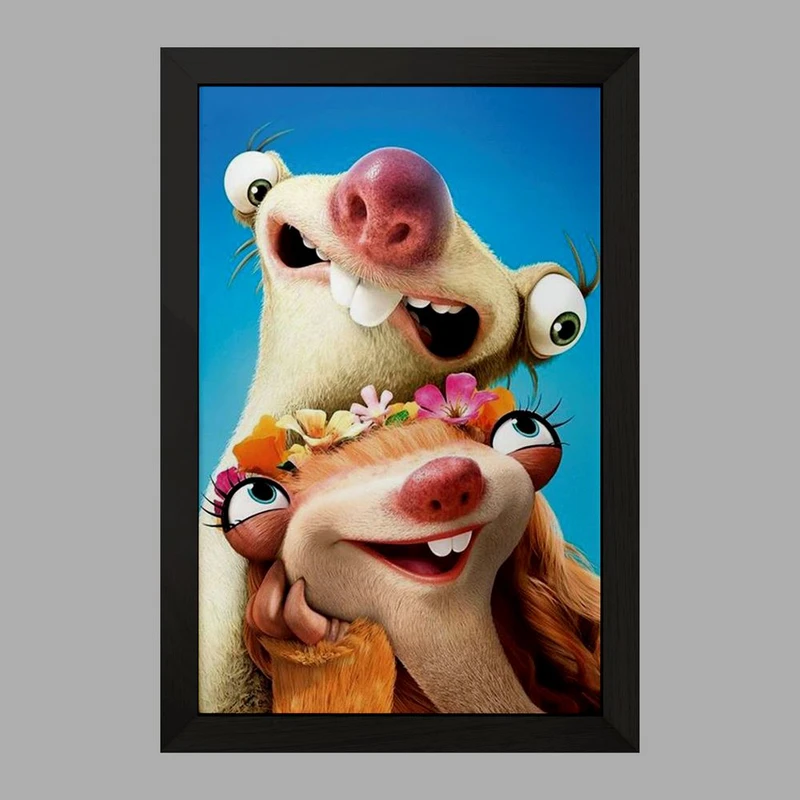 تابلو خندالو مدل انیمیشن عصر یخبندان Ice Age  کد 1912