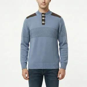 پلیور یقه ایستاده مردانه مدل 3DOGBLURR