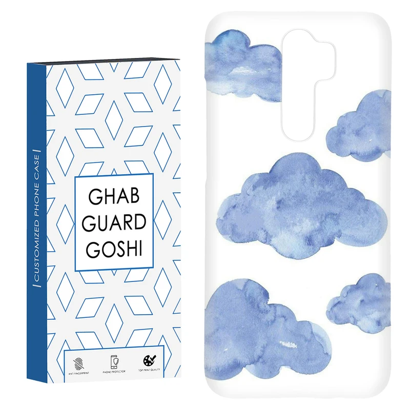 کاور قاب گارد گوشی طرح ابر کد Dimo-318 مناسب برای گوشی موبایل شیائومی Redmi 9 / Redmi 9 Prime