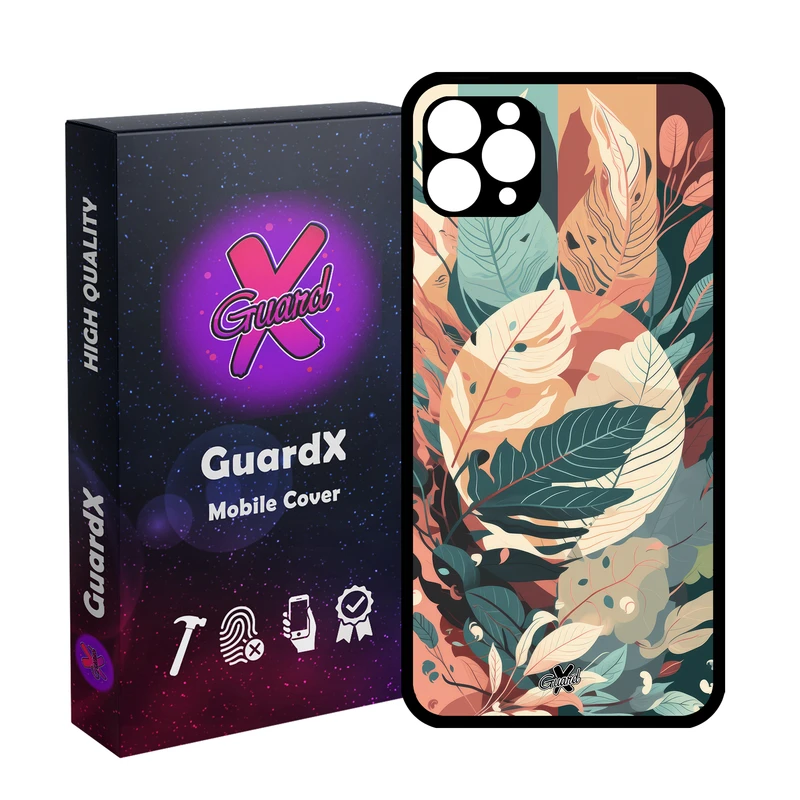 کاور گارد ایکس طرح برگ مدل Glass10657 مناسب برای گوشی موبایل اپل iPhone 11 Pro Max
