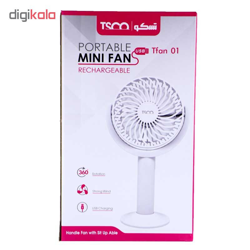 پنکه رومیزی تسکو مدل TFan 01